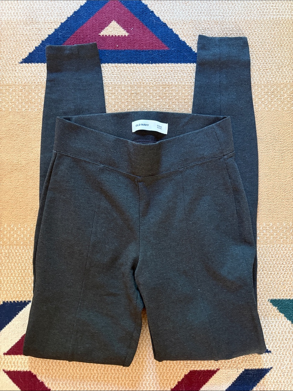 Old Navy Dark Charcoal Girls' Knit Leggings